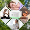 image:imageMagicteam White Noise Machine 10 Colors Lights and 25 Soothing Sounds Sleep Sound Machine with 5 Timers with Memory Feature Portable Sound Machine for Baby Adults WhiteWhite
