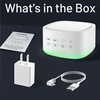 image:imageMagicteam White Noise Machine 10 Colors Lights and 25 Soothing Sounds Sleep Sound Machine with 5 Timers with Memory Feature Portable Sound Machine for Baby Adults WhiteWhite