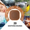 image:imageWhite Noise Machine plugin Sound Machine with 20 Non Looping Natural Soothing Sounds and Memory Function Sleep Timer Sleep Machine with Sleep Therapy for Baby Kids AdultsNew Wood Grain Added in 2025Wood Grain  1 Count